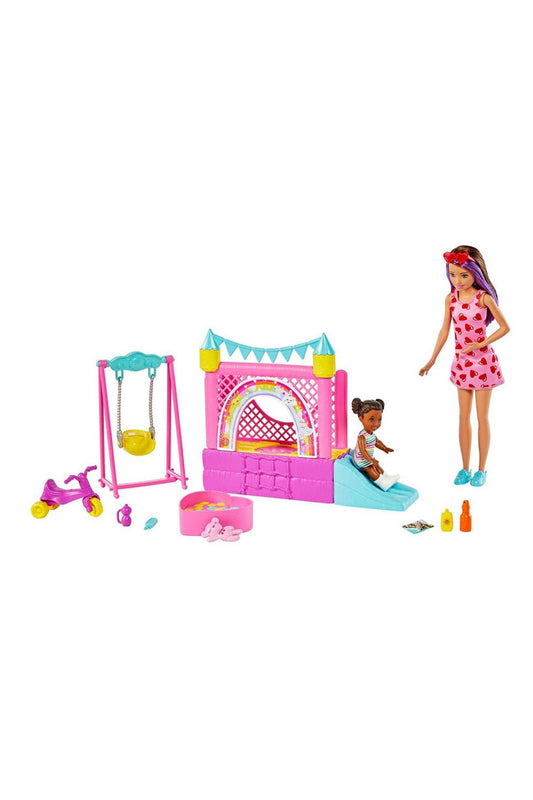 Barbie Bebek Bakıcısı Skipper Oyun Evi Seti HHB67