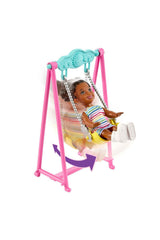 Barbie Bebek Bakıcısı Skipper Oyun Evi Seti HHB67