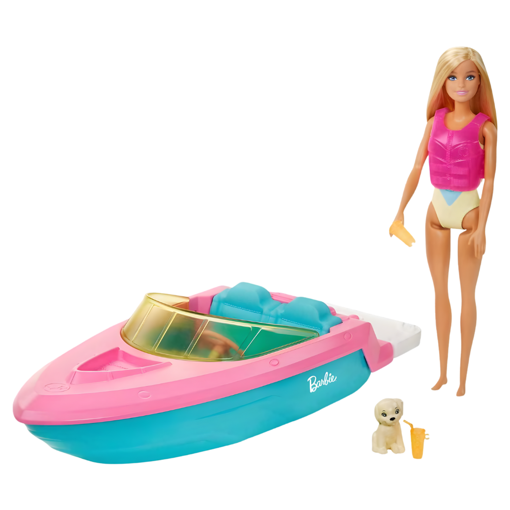 Barbie Bebek ve Teknesi Oyun Seti GRG30 - Welcome Baby