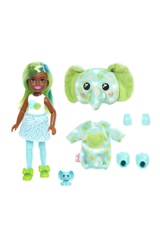 Barbie Cutie Reveal Bebekler Chelsea Tropikal Orman Serisi HKR13