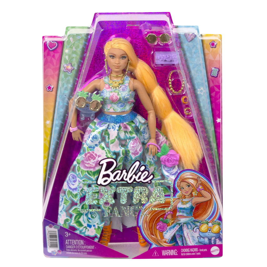 Barbie Extra Fancy Çiçekli Kostümlü Bebek HHN14 - Welcome Baby