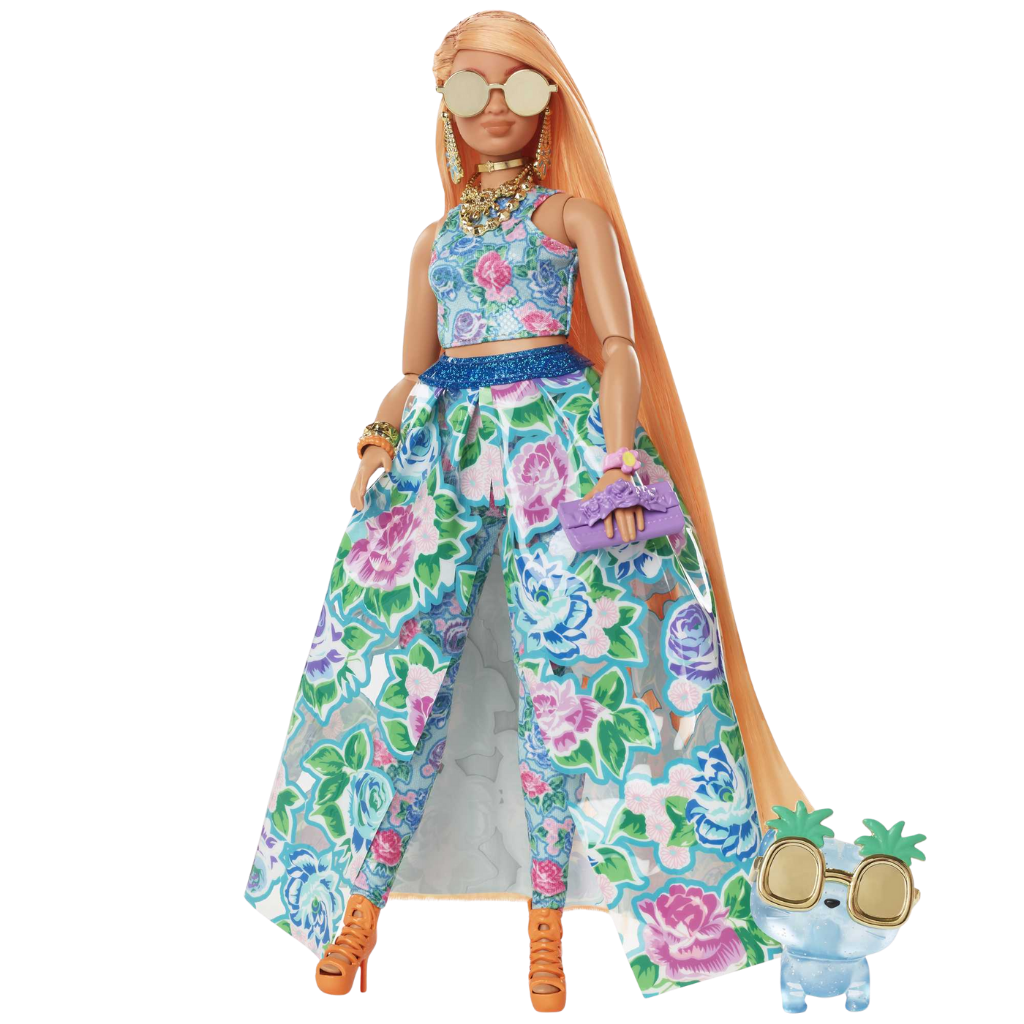 Barbie Extra Fancy Çiçekli Kostümlü Bebek HHN14 - Welcome Baby