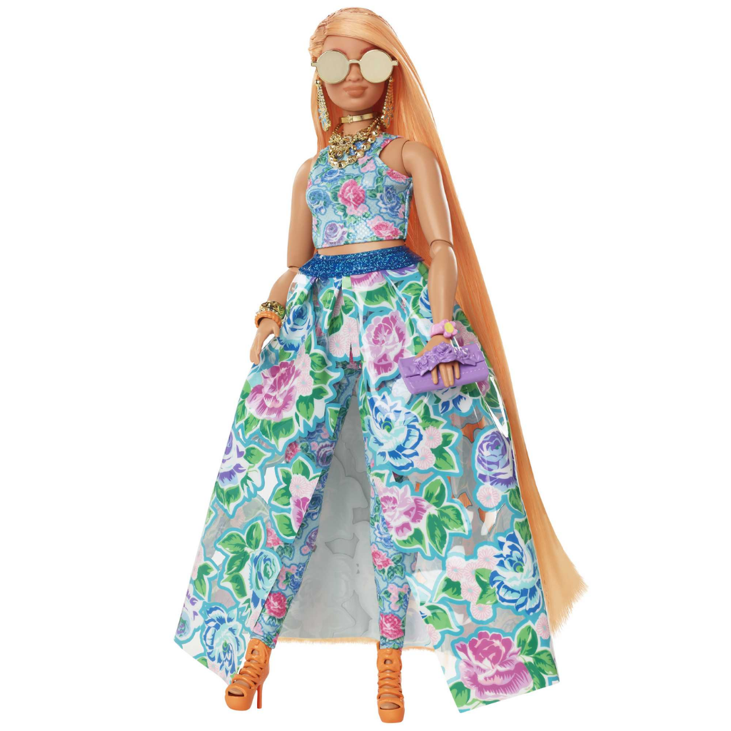Barbie Extra Fancy Çiçekli Kostümlü Bebek HHN14 - Welcome Baby