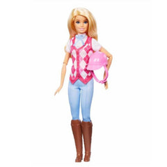 Barbie Great Horse Chase Barbie Binici Bebek - Malibu-HXJ38