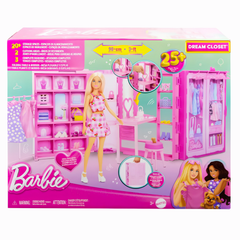 Barbie'nin Rüya Gardırobu ve Bebek Oyun Seti HXD58