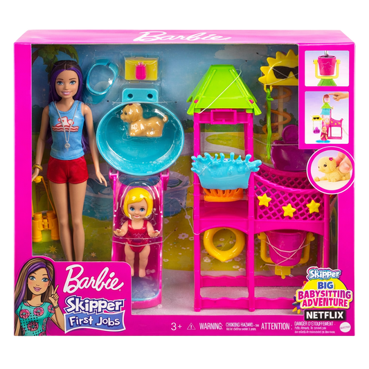 Barbie Skipper'ın Su Parkı Eğlencesi Oyun Seti HKD80