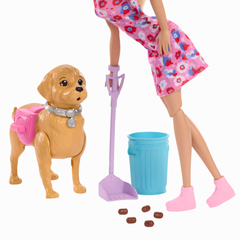 Barbie ve Köpekçiğin Yürüyüş Zamanı Oyun Seti JB46
