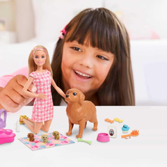 Barbie ve Yeni Doğan Köpekler Oyun Seti HCK75