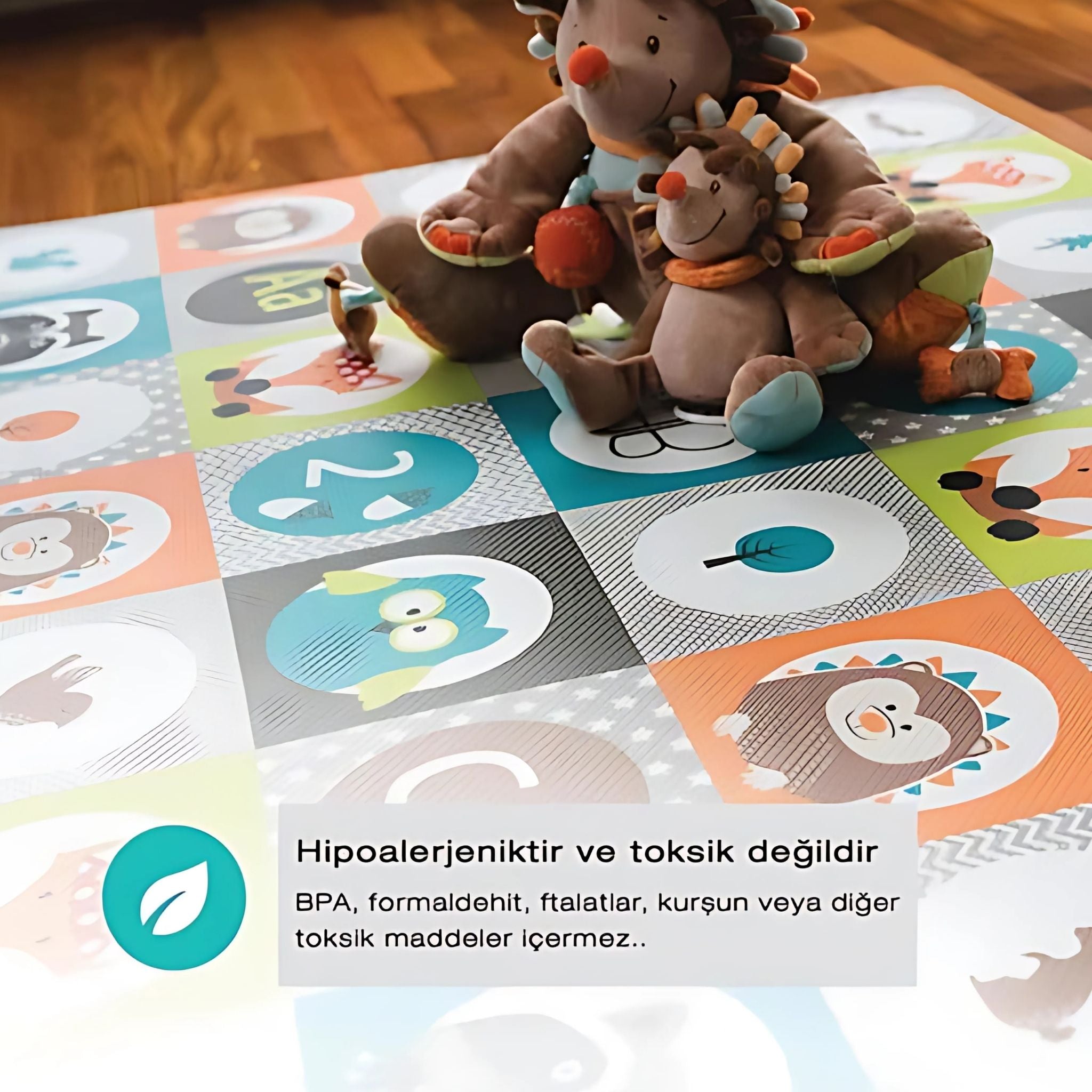 Bblüv Mülti Oyun Halısı Şehir 140*100*1 cm
