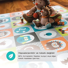 Bblüv Mülti Oyun Halısı Şehir 140*100*1 cm