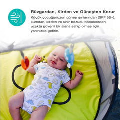 Bblüv Nidö Mini 2in1 Seyahat ve Oyun Çadırı - Welcome Baby