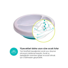 Bblüv Plato Sıcak Su Hazneli Mama Tabağı