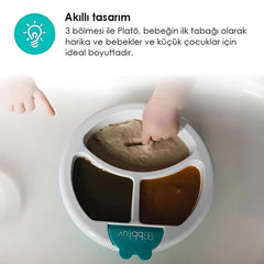 Bblüv Plato Sıcak Su Hazneli Mama Tabağı
