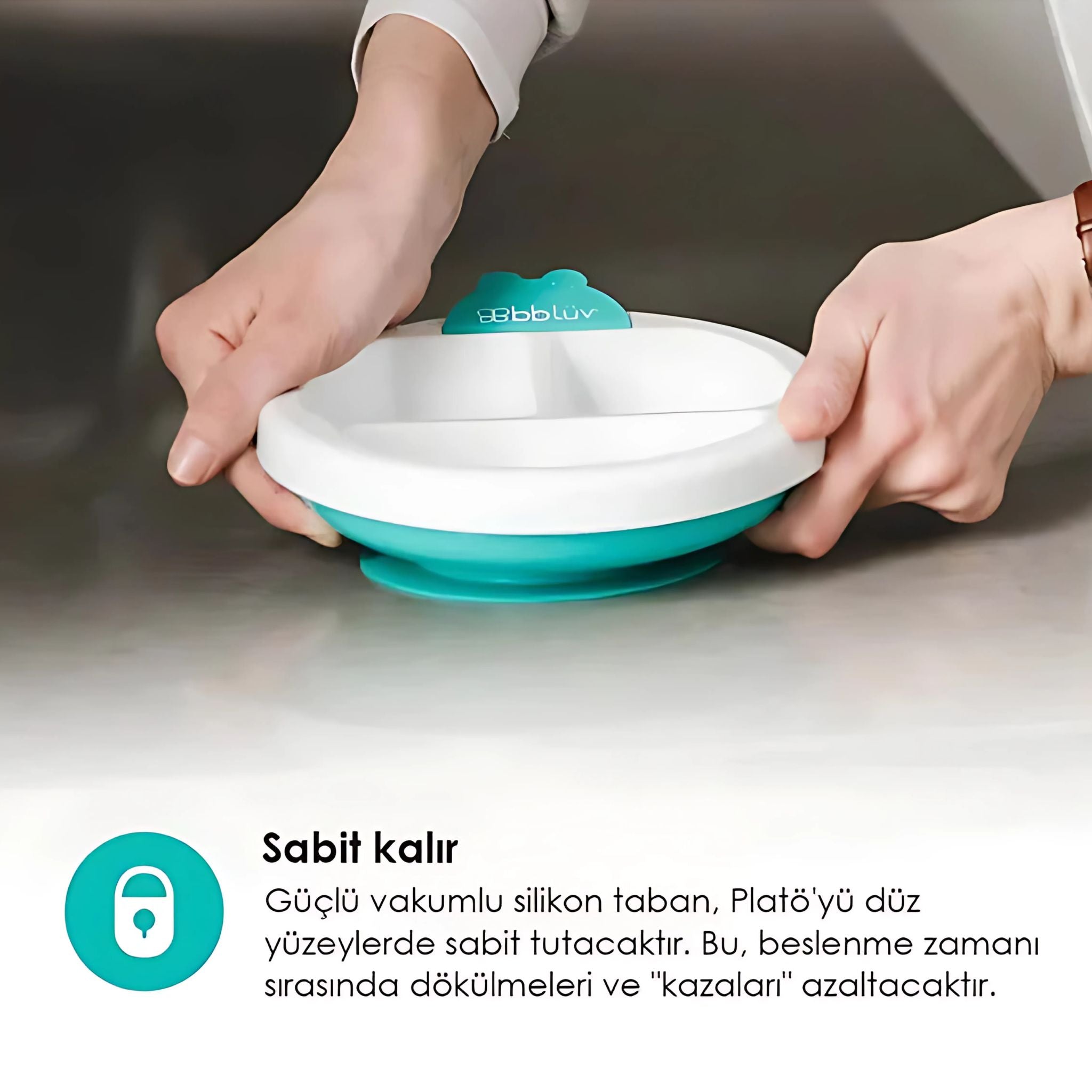 Bblüv Plato Sıcak Su Hazneli Mama Tabağı