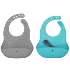 Bblüv Pöket Katlanabilir Silikon Önlük ve Beslenme Seti