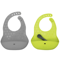 Bblüv Pöket Katlanabilir Silikon Önlük ve Beslenme Seti