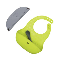 Bblüv Pöket Katlanabilir Silikon Önlük ve Beslenme Seti