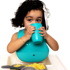 Bblüv Pöket Katlanabilir Silikon Önlük ve Beslenme Seti