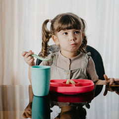 Bblüv Spoön Silikon 5'li Kaşık Seti Pembe