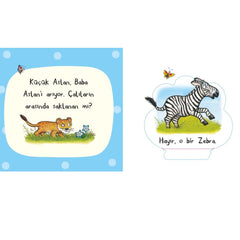 Beta Kids Safaride Saklanıyor Keçe Kapakçıklı Kitap