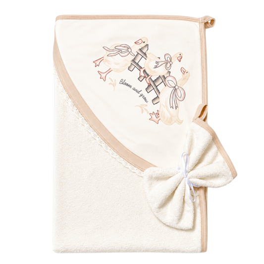 Bibaby Twinn Duck Silgi Bebek Havlusu 75x75cm