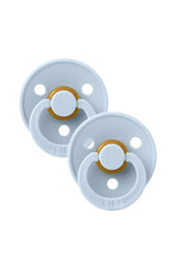 Bibs Colour 2'li Kauçuk Emzik Baby Blue / Baby Blue No:1