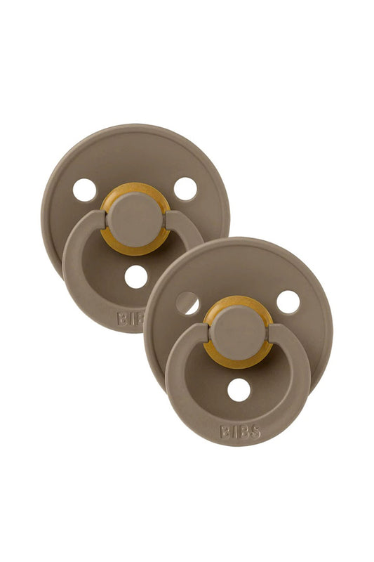 Bibs Colour 2'li Kauçuk Emzik Dark Oak / Dark Oak No:1