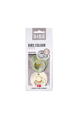 Bibs Colour Emzik 2'li Sage / Ivory No:2 Latex - Welcome Baby