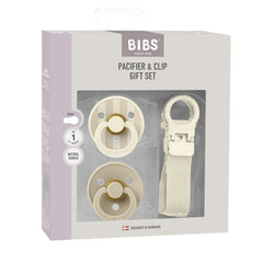 Bibs Colour Kauçuk Emzik Askılı Hediye Set Ivory