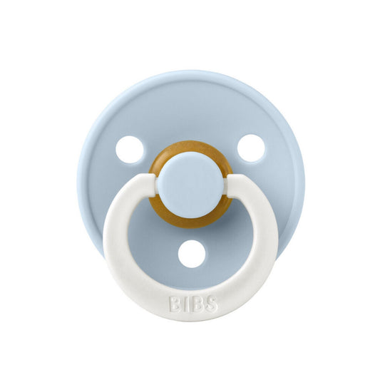 Bibs Colour Kauçuk Emzik Baby Blue Glow No:2