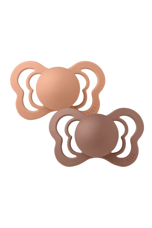 Bibs Couture 2'li Emzik Peach/Woodchuck Latex No:2