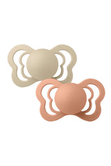 Bibs Couture 2'li Emzik Vanilla/Peach No:2 Latex