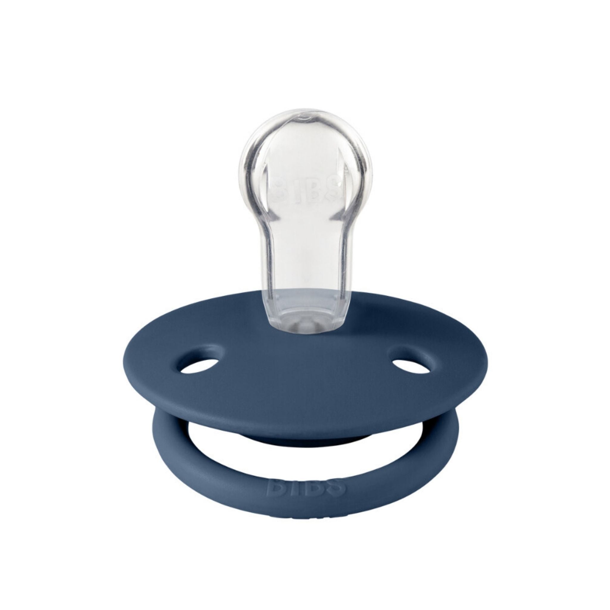 Bibs De Lux Silikon Emzik Steel Blue 0-36 Ay - Welcome Baby