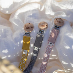 Bibs Paci Braid Emzik Askısı Cloud Iron