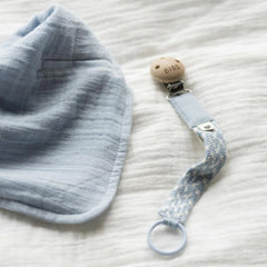 Bibs Paci Brain Emzik Askısı Baby Blue