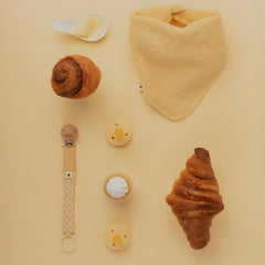 Bibs Paci Brain Emzik Askısı Pale Butter