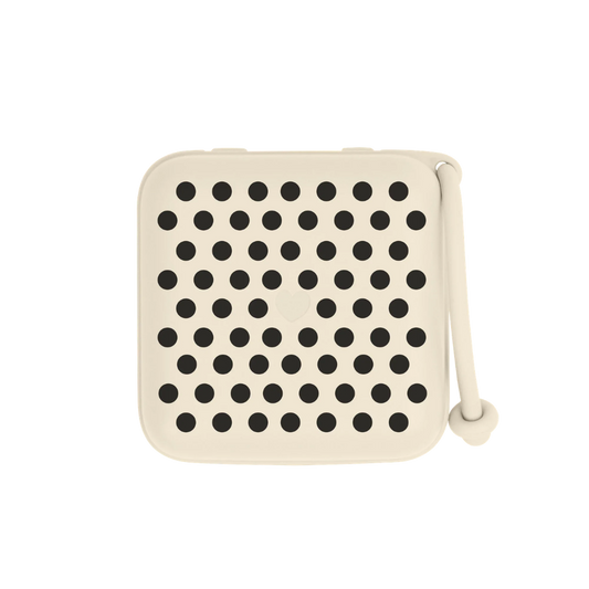 Bibs Pacifier Emzik Kutusu Polka Ivory Black