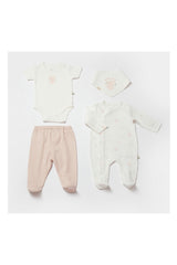 Biorganic Koala Jungle Romper 4'lü Set