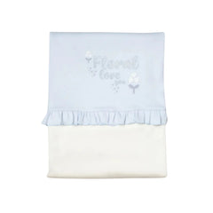 Biorganic Love Floral Battaniye Ekru 85*90