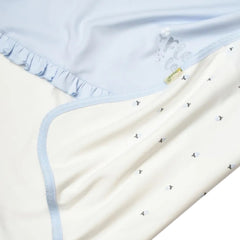 Biorganic Love Floral Battaniye Ekru 85*90