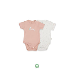 Bistyle 2'li Body Kısa Kol Bloom White