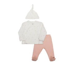 Bistyle 3'lü Zıbın Takım Bloom White