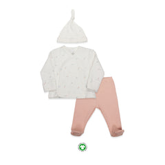 Bistyle 3'lü Zıbın Takım Bloom White