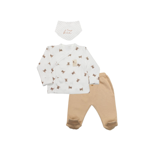 Bistyle 3'lü Zıbın Takım I Am So Bear