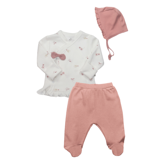 Bistyle 3'lü Zıbın Takım Starfish Wishes