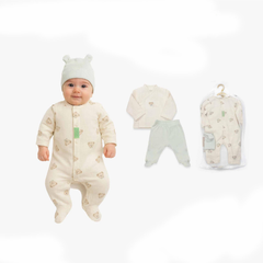 Bistyle 4'lü Tüllü Set Müslin My Teddy Smile