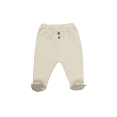 Bistyle Organik 3'lü Zıbın Takım Waffle Natural Style