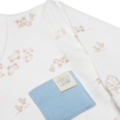 Bistyle Organik 3'lü Zıbın Takım Curly Lamb