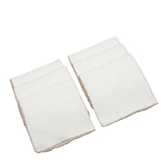 Bistyle Organik 6'lı Havlu Mendil Büyük Boy Ekru