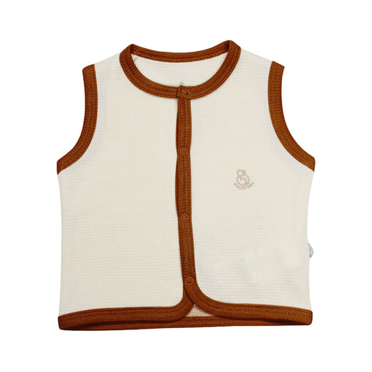 Bistyle Organik Yelek Waffle Natural Style